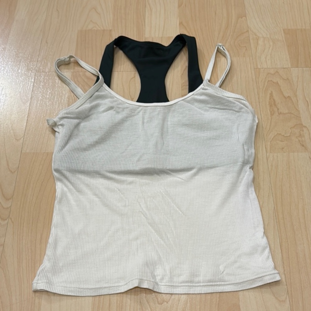 [BEETLE] SET Active Bloopers Sporty Layered Cami Bra